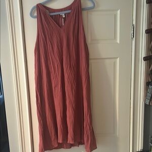 Garnet Hill Terracotta Swim Coverup